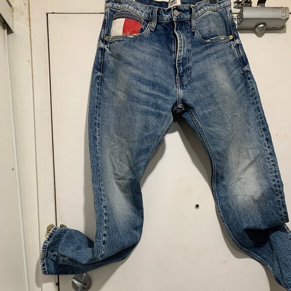 TOMMY JEANS MODERN TAPERED JEANS SIZE 36/32 - Picture 2 of 11